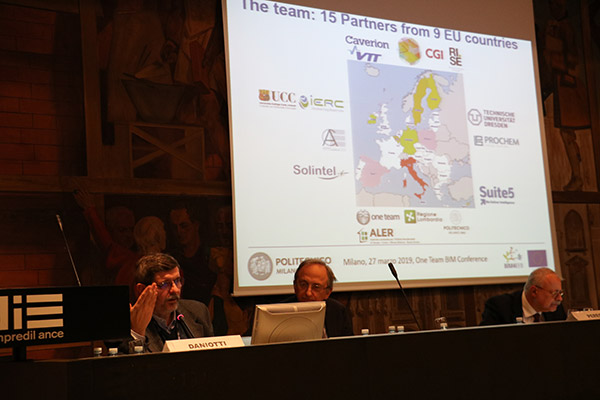 Public conference in ANCE-Association of Builders in Milan