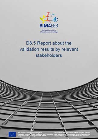 Report about the validation results by relevant  stakeholders